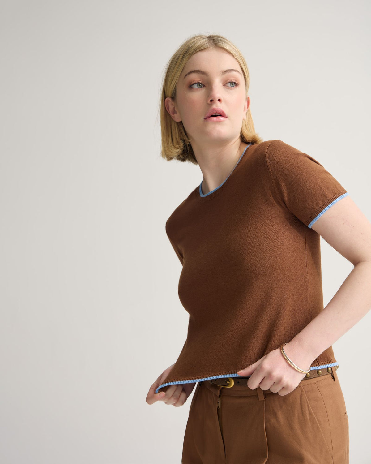 Indra Tipping Knit WOMENS KNITWEAR