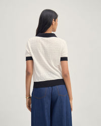 Aimee Pointelle Polo