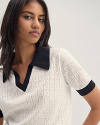 Aimee Pointelle Polo