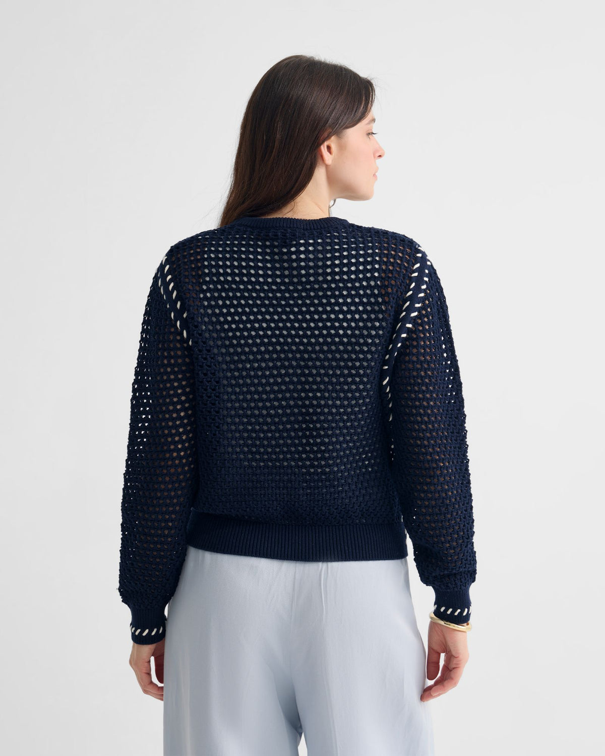 Gaby Cotton Crew Neck WOMENS KNITWEAR