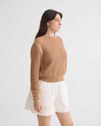 Gaby Cotton Crew Neck WOMENS KNITWEAR