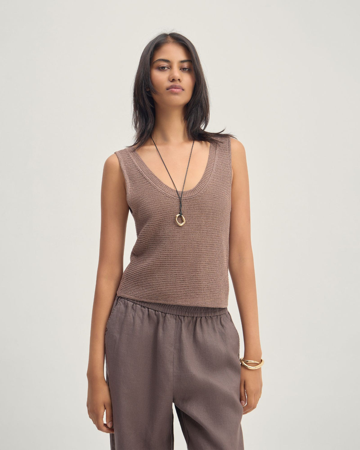 Romy Knitted Tank WOMENS KNITWEAR