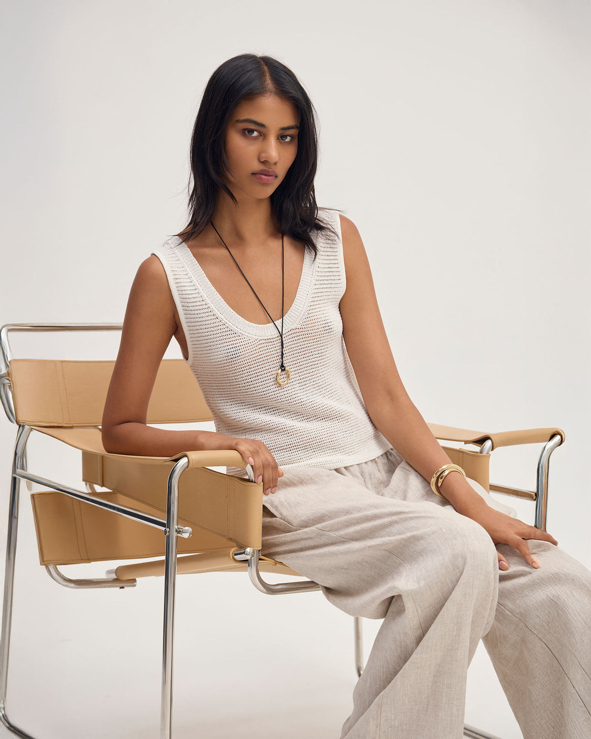 Romy Knitted Tank WOMENS KNITWEAR