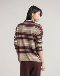 Pip Striped Polo Knit WOMENS KNITWEAR