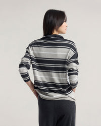 Pip Striped Polo Knit WOMENS KNITWEAR