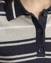 Pip Striped Polo Knit WOMENS KNITWEAR