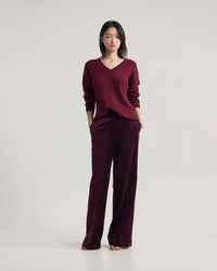 Drew Cable V-Neck Knit WOMENS KNITWEAR