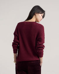 Drew Cable V-Neck Knit WOMENS KNITWEAR
