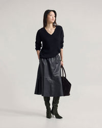 Drew Cable V-Neck Knit WOMENS KNITWEAR