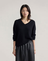 Drew Cable V-Neck Knit WOMENS KNITWEAR