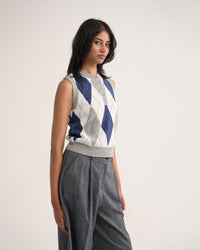 Carina Argyle Vest WOMENS KNITWEAR