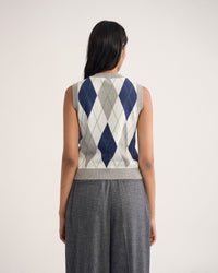 Carina Argyle Vest WOMENS KNITWEAR