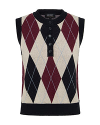 Carina Argyle Vest WOMENS KNITWEAR