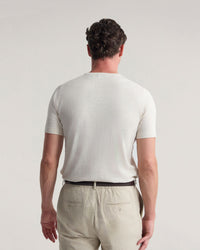 Theodore Crew Neck Knitted T-Shirt MENS KNITWEAR