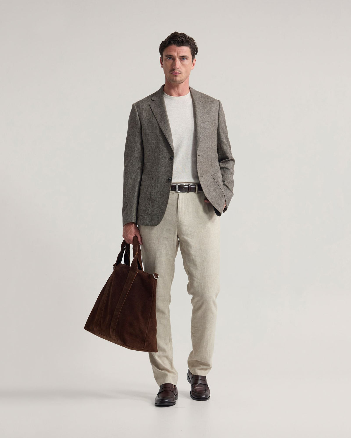 Theodore Crew Neck Knitted T-Shirt MENS KNITWEAR