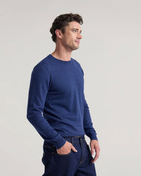 Cotton Cashmere Crew Neck Knit MENS KNITWEAR