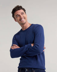 Cotton Cashmere Crew Neck Knit MENS KNITWEAR