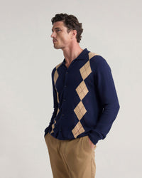 Justin Argyle Cardigan MENS KNITWEAR
