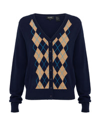 Pixie Argyle Cardigan WOMENS KNITWEAR