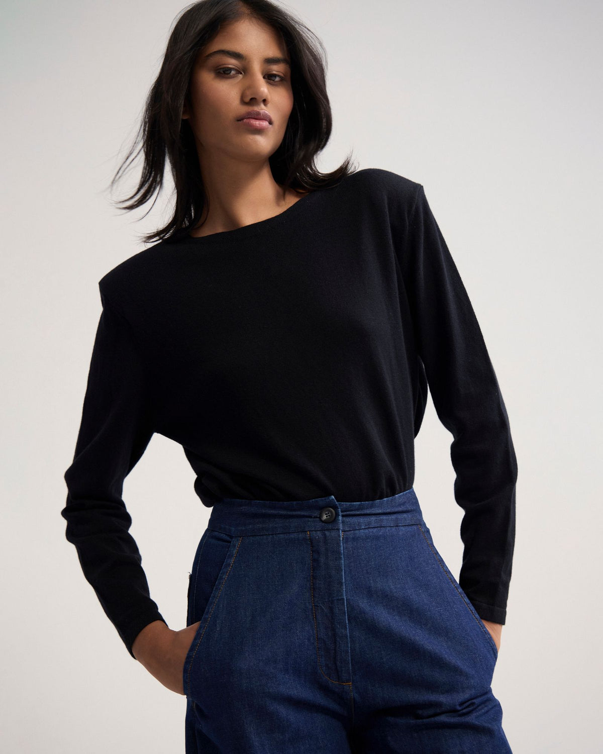 Paloma Shoulder Pad Knit WOMENS KNITWEAR