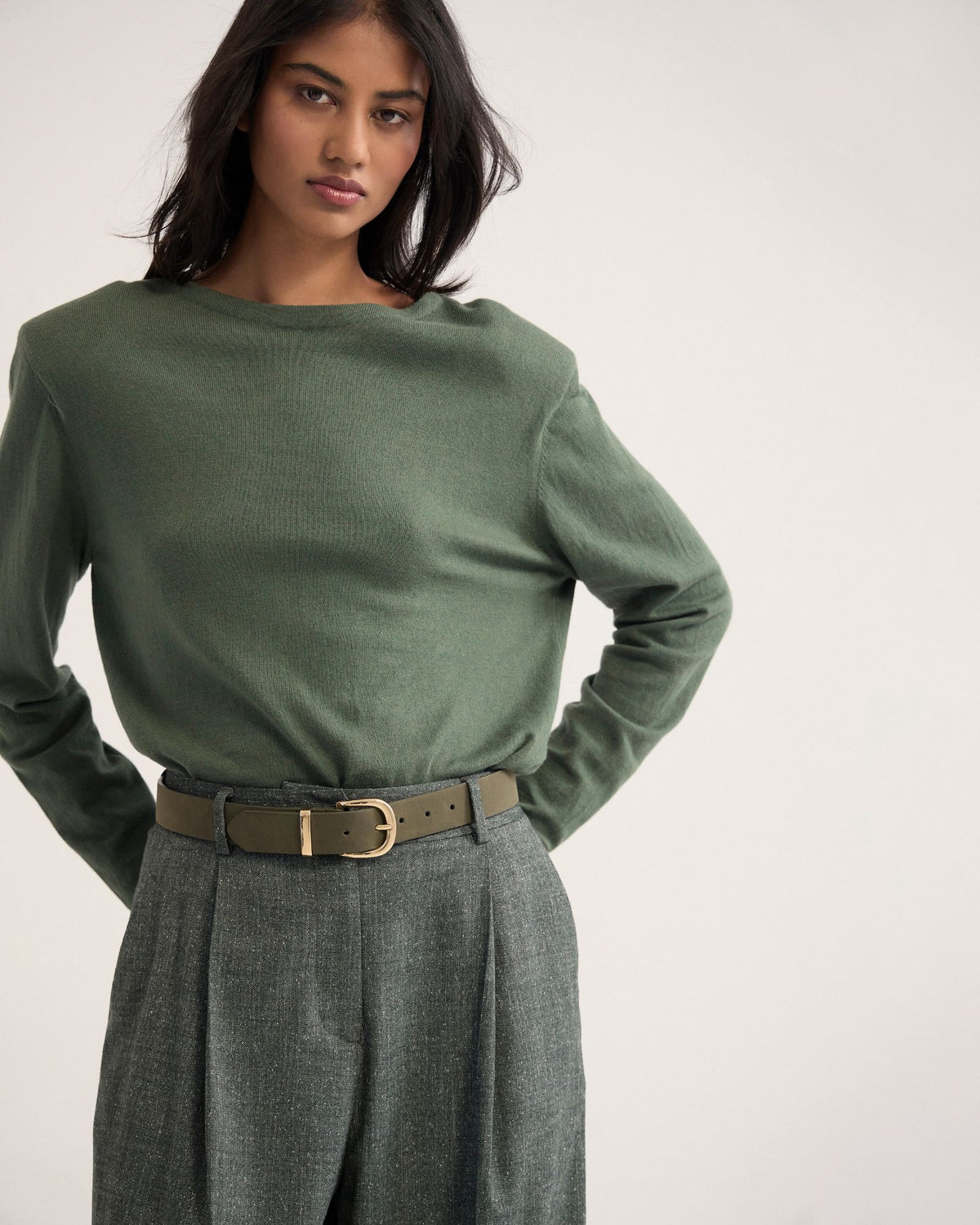 Paloma Shoulder Pad Knit WOMENS KNITWEAR