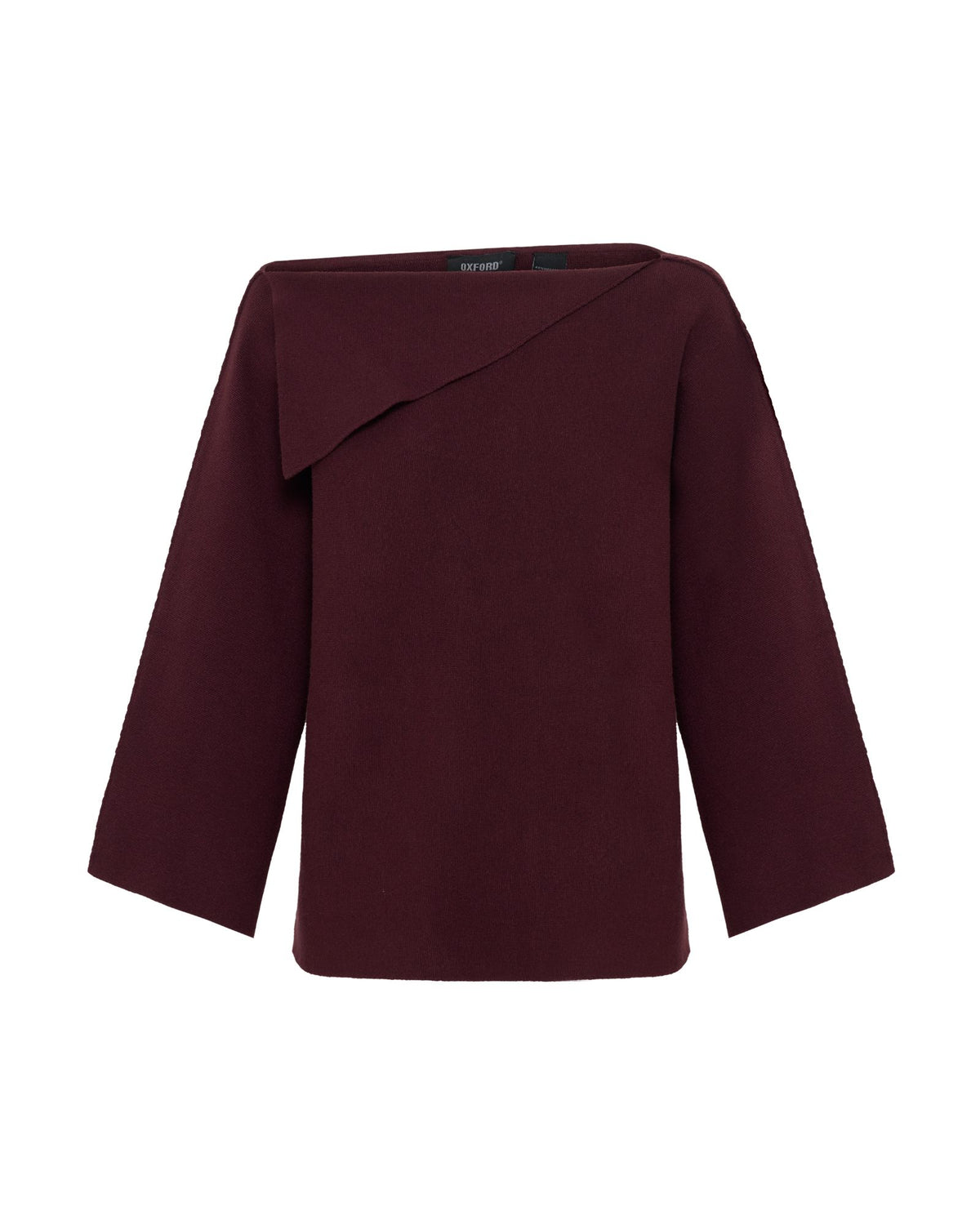 Laura Knitted Folded Collar Top WOMENS KNITWEAR