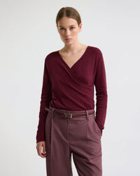 Daria Wrap Front Knitted Top WOMENS DRESSES