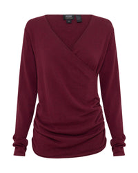 Daria Wrap Front Knitted Top WOMENS DRESSES