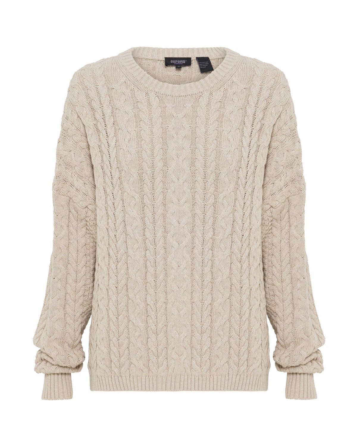 Evie Cable Knit Crew Neck WOMENS KNITWEAR