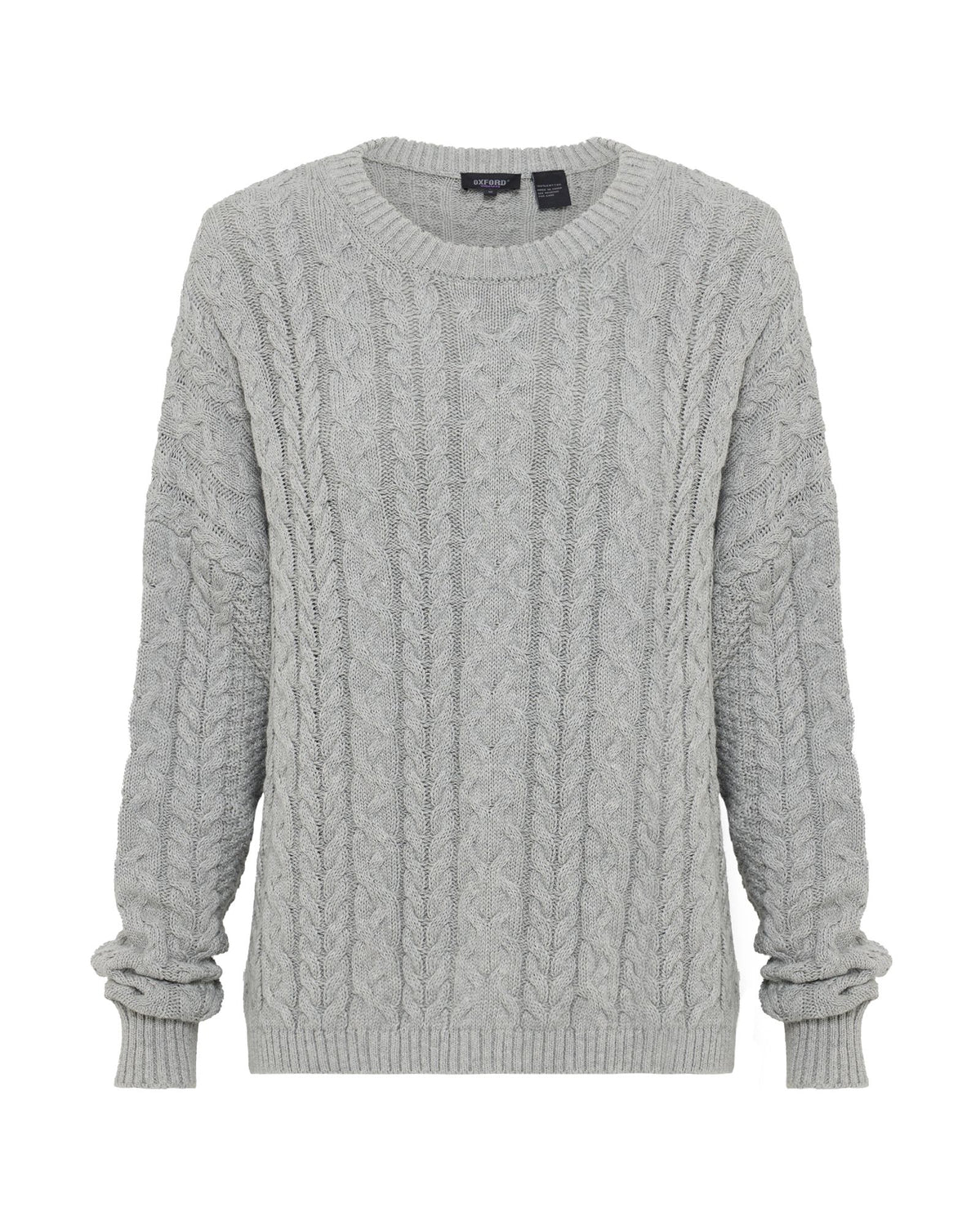 Evie Cable Knit Crew Neck WOMENS KNITWEAR