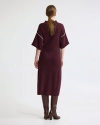 Natalya Knit Contrast Piping Dress WOMENS KNITWEAR