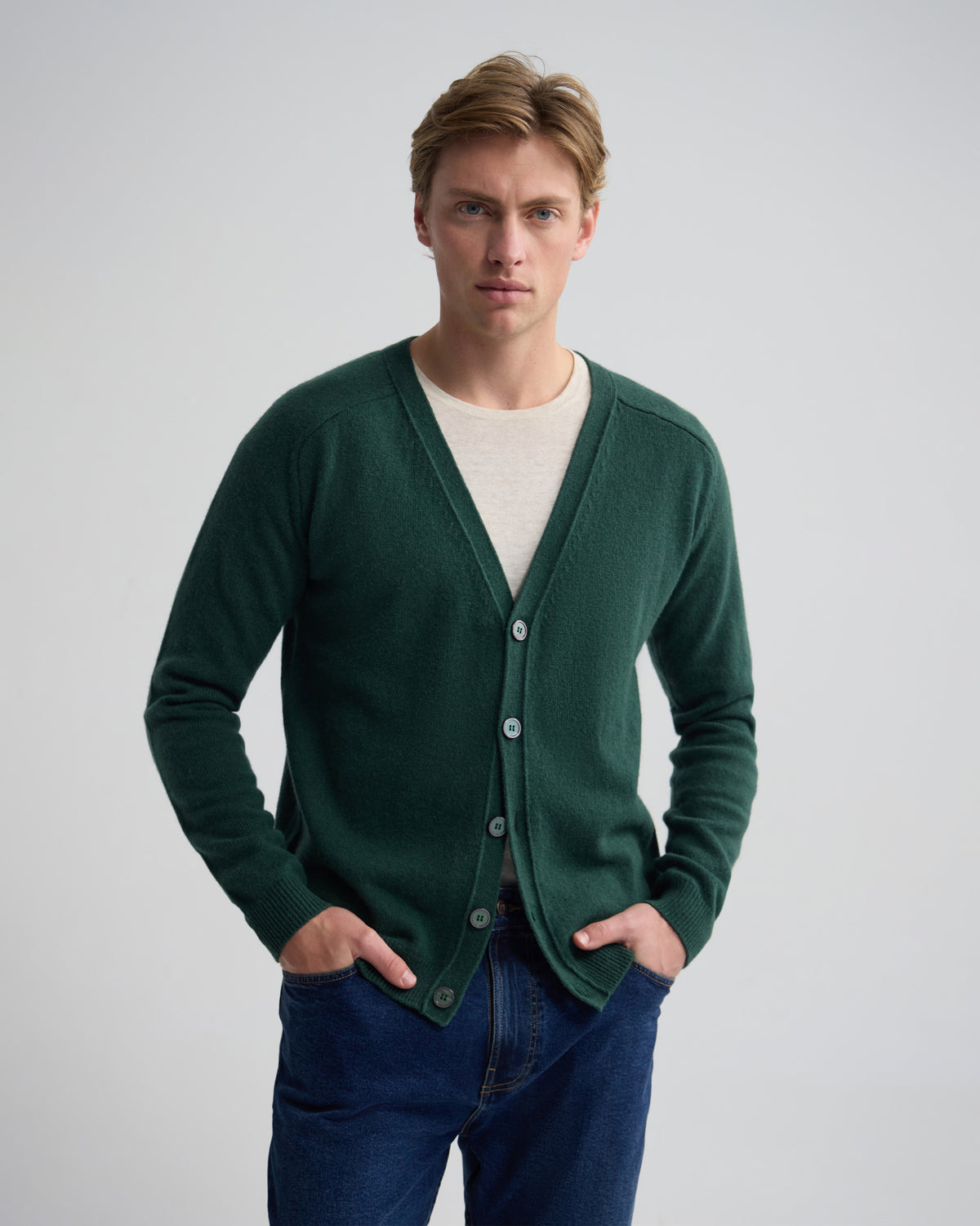 Benedict Wool Cardigan MENS KNITWEAR
