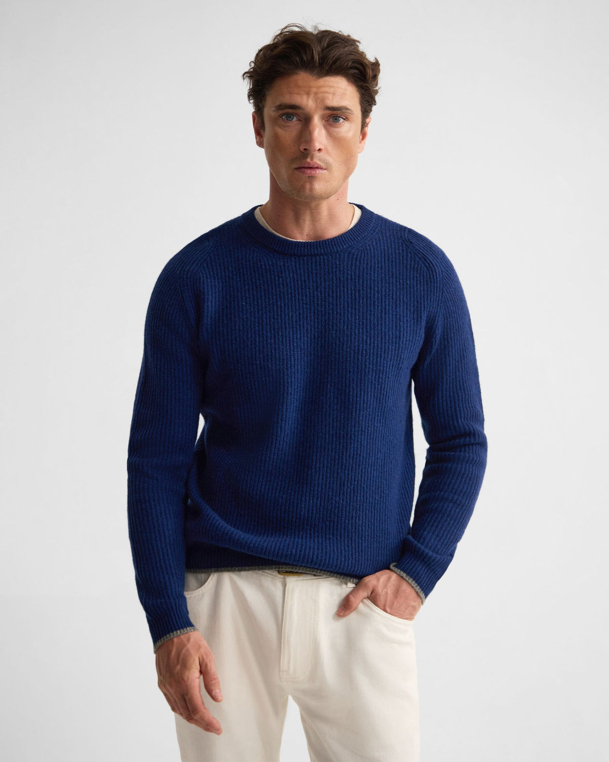 Cedar Wool Tipping Knit MENS KNITWEAR