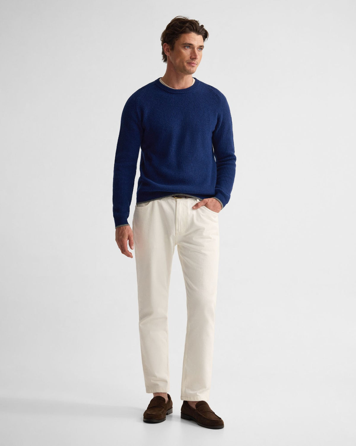 Cedar Wool Tipping Knit MENS KNITWEAR