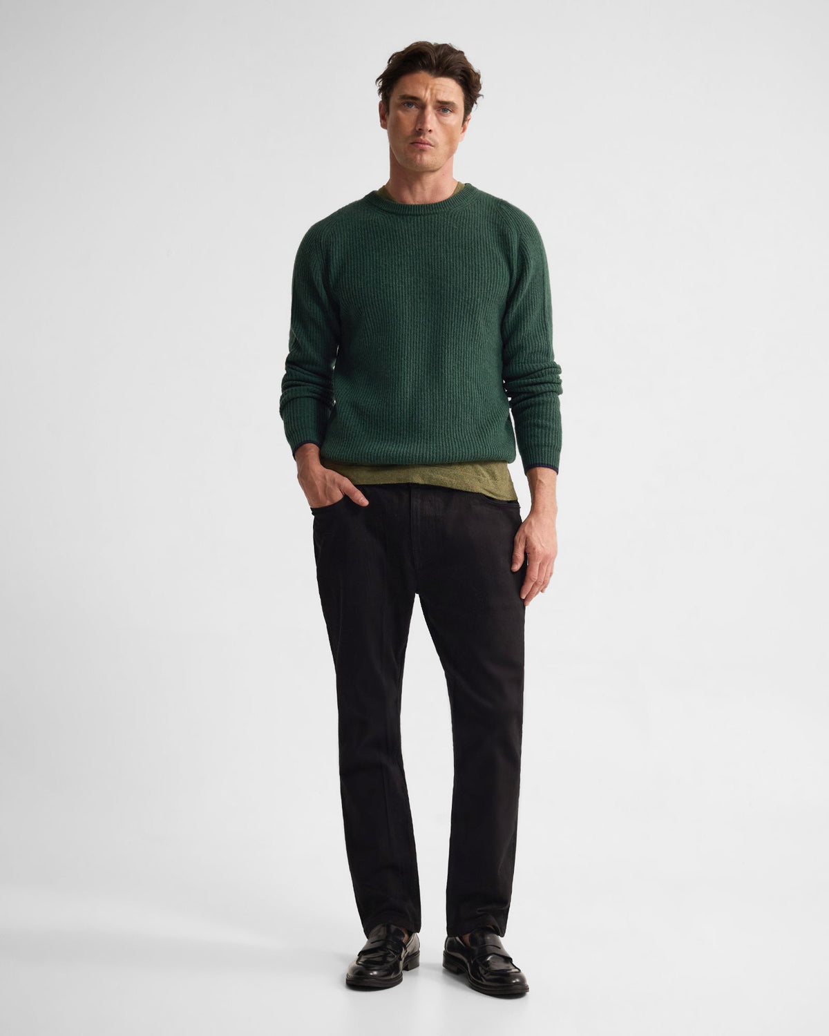 Cedar Wool Tipping Knit MENS KNITWEAR