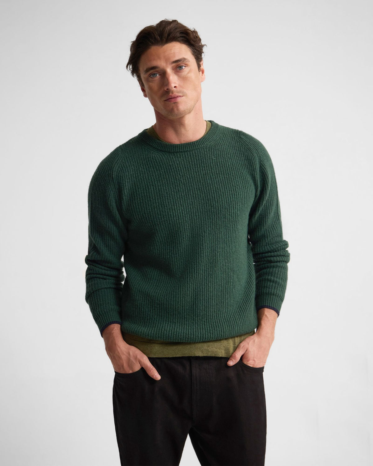 Cedar Wool Tipping Knit MENS KNITWEAR