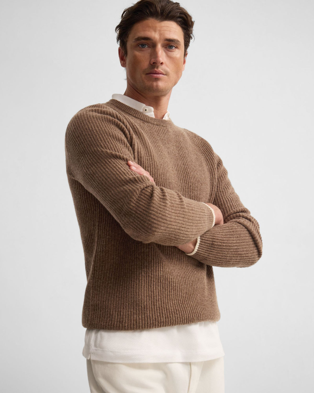 Cedar Wool Tipping Knit MENS KNITWEAR