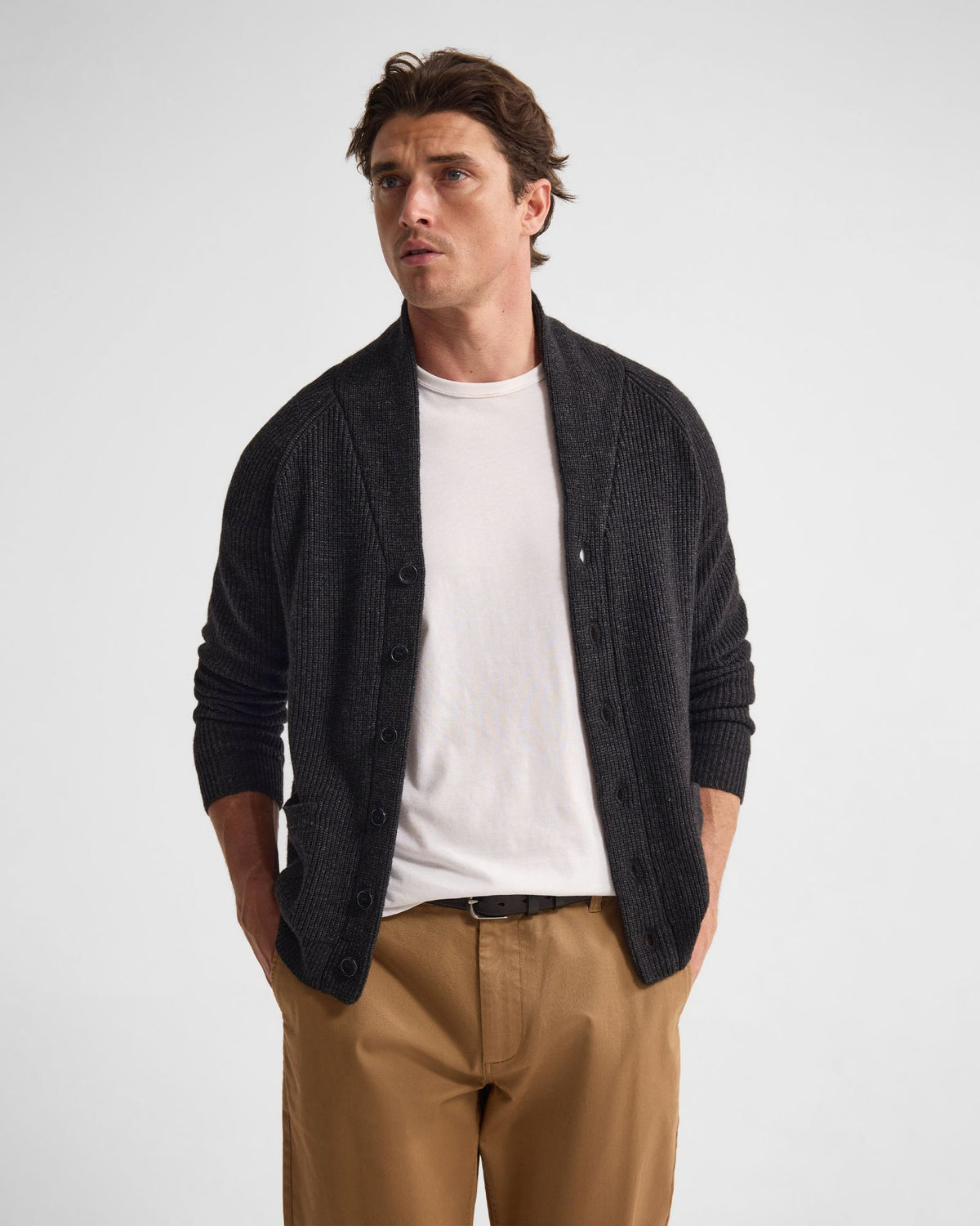 Caleb Wool Cardigan MENS KNITWEAR