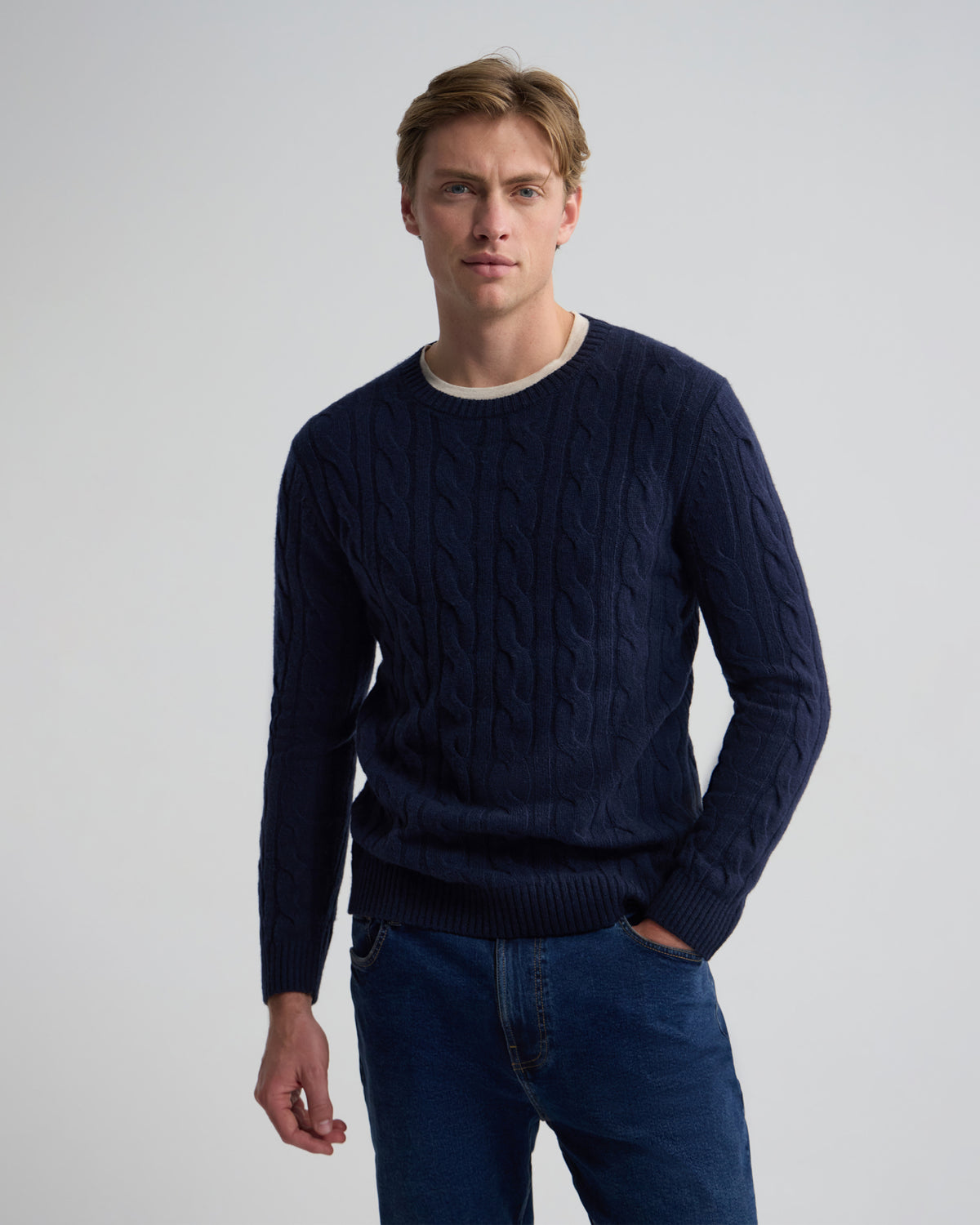 Aspen Cable Knit MENS KNITWEAR