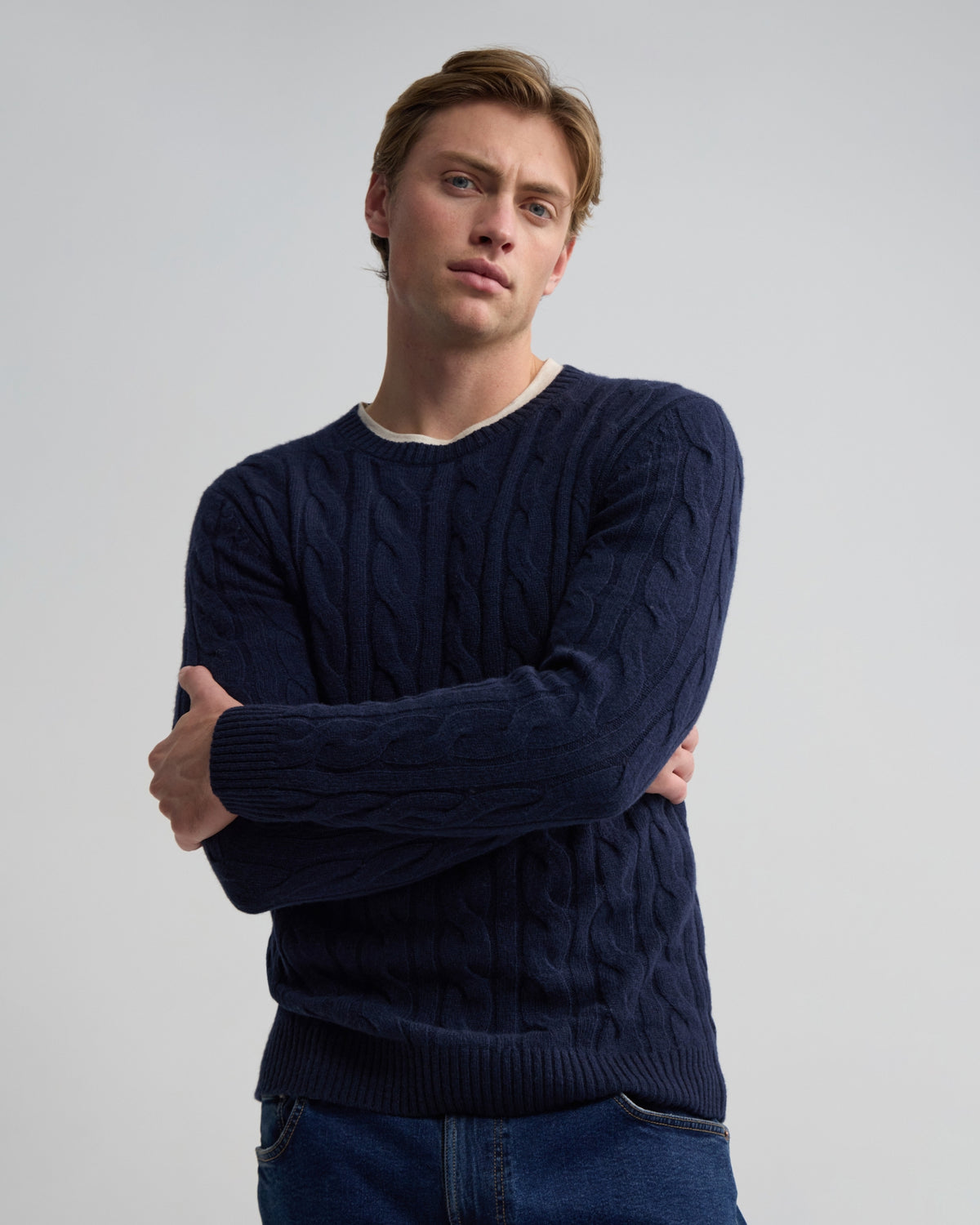 Aspen Cable Knit MENS KNITWEAR