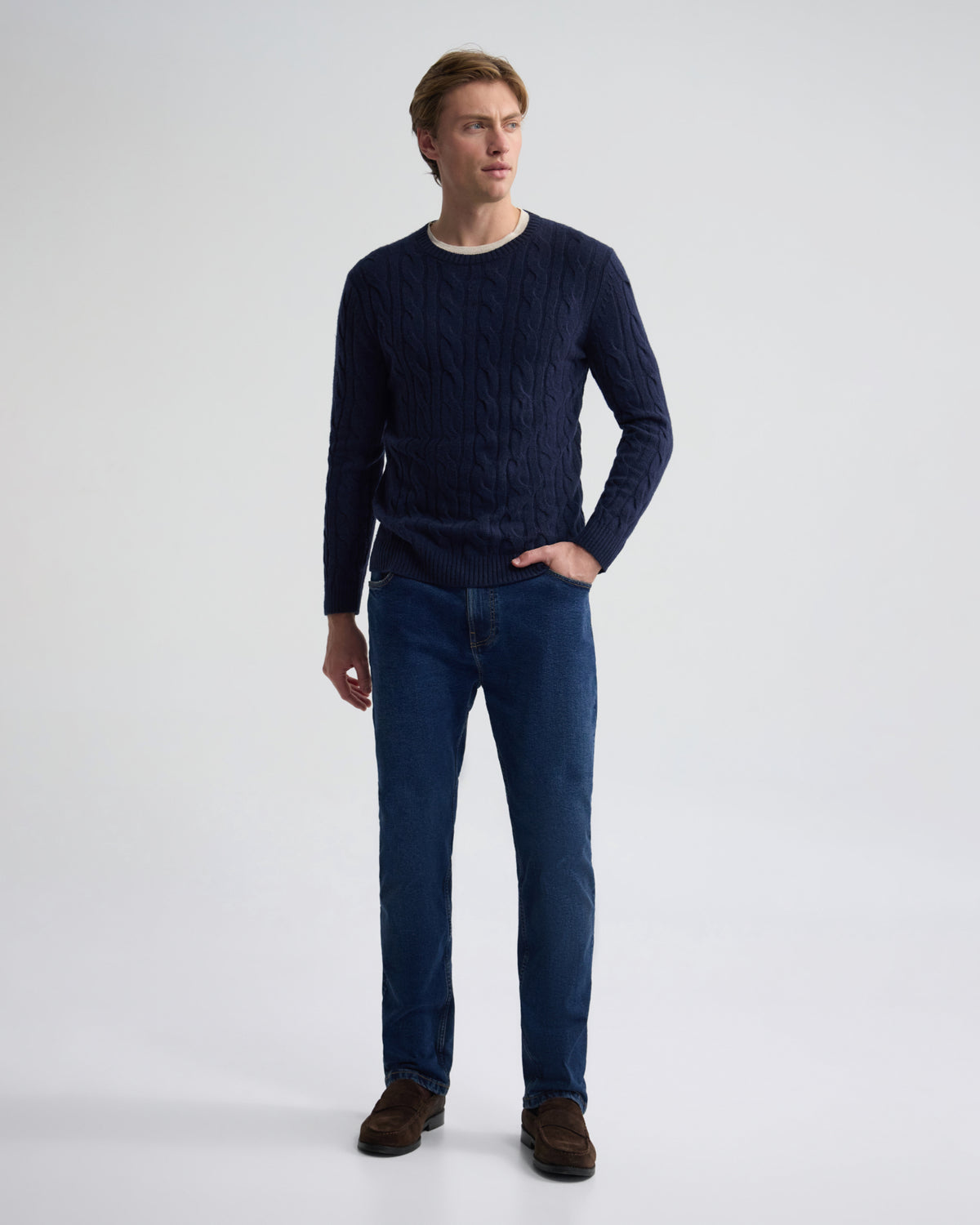 Aspen Cable Knit MENS KNITWEAR