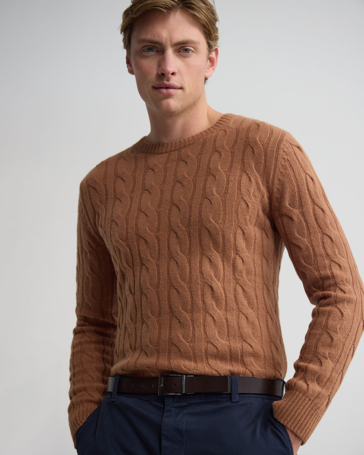 Aspen Cable Knit MENS KNITWEAR