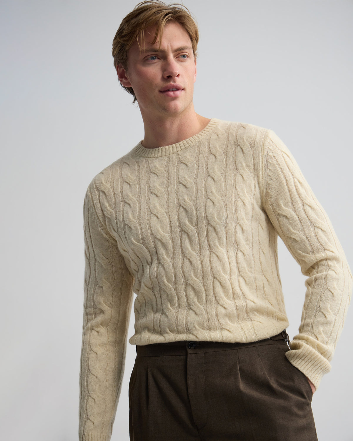 Aspen Cable Knit MENS KNITWEAR