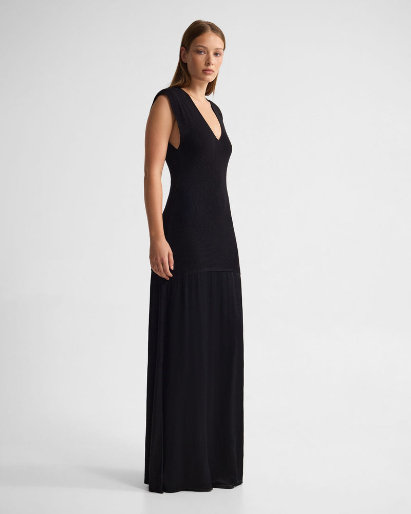 Sydney Knit Dress With Woven Skirt WOMENS DRESSES