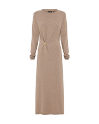 Adelaide Knitted Dress With Brooch WOMENS DRESSES