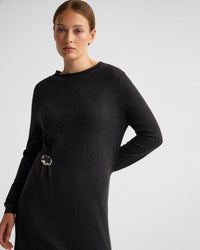 Adelaide Knitted Dress With Brooch WOMENS DRESSES