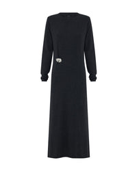 Adelaide Knitted Dress With Brooch WOMENS DRESSES