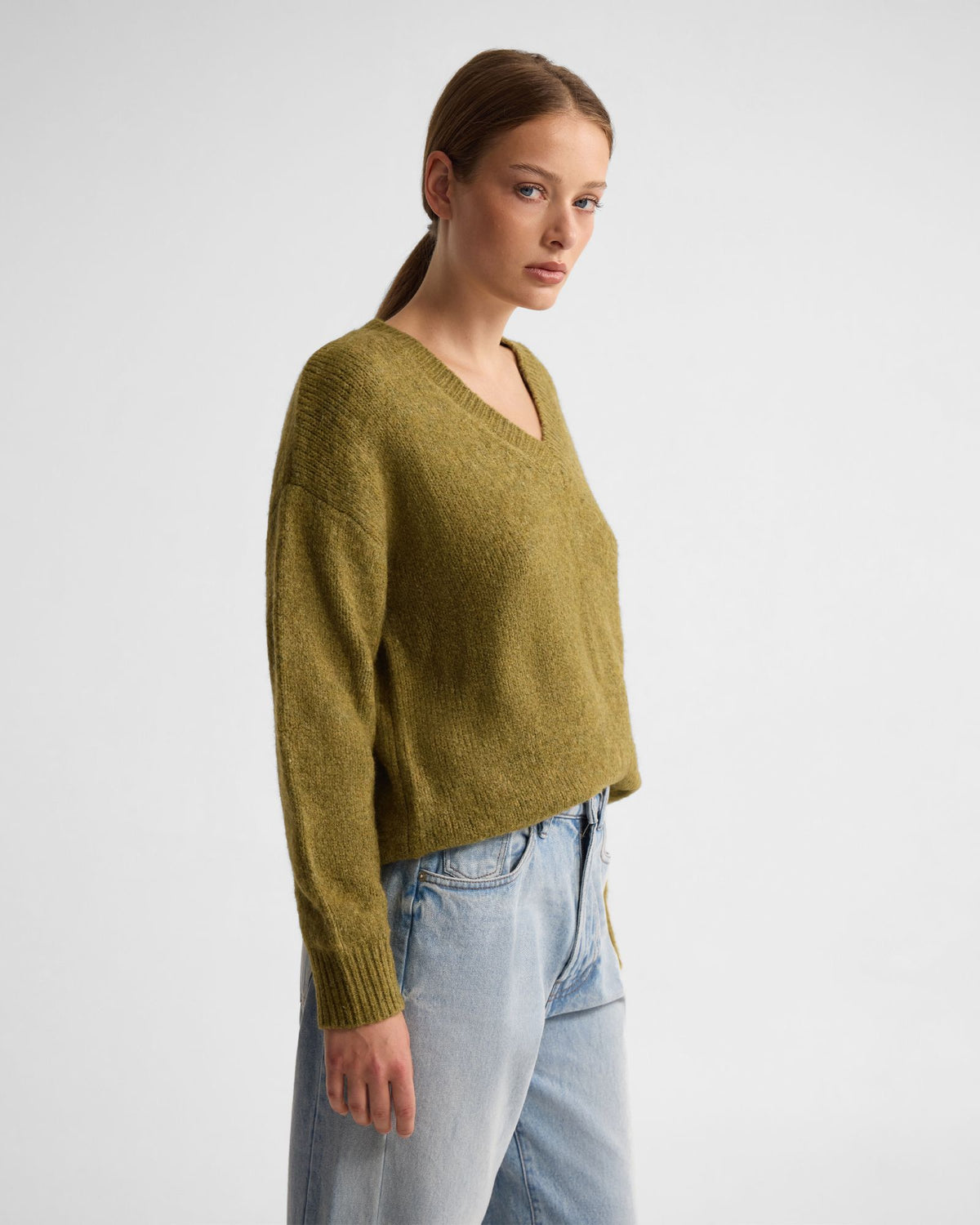 Bridgette Alpaca Blend V-Neck WOMENS KNITWEAR