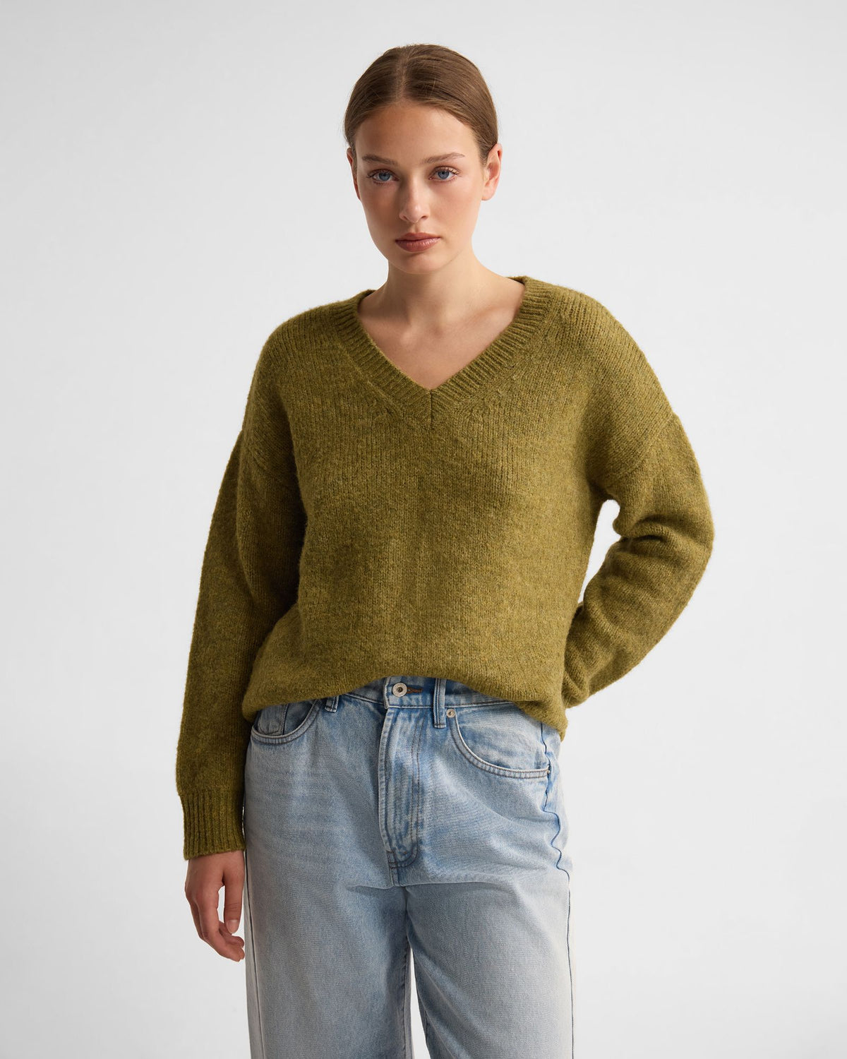 Bridgette Alpaca Blend V-Neck WOMENS KNITWEAR