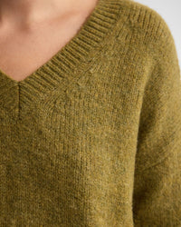 Bridgette Alpaca Blend V-Neck WOMENS KNITWEAR